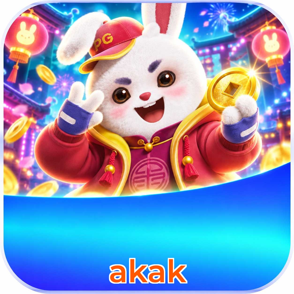 Interface de jogos na akak incluindo Plushie Frenzy